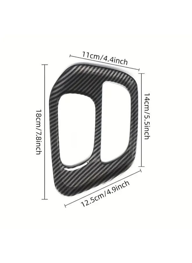 Carbon Fiber Gear Shift Frame Cover For Dodge Challenger 2015 2023 Models - Image 3